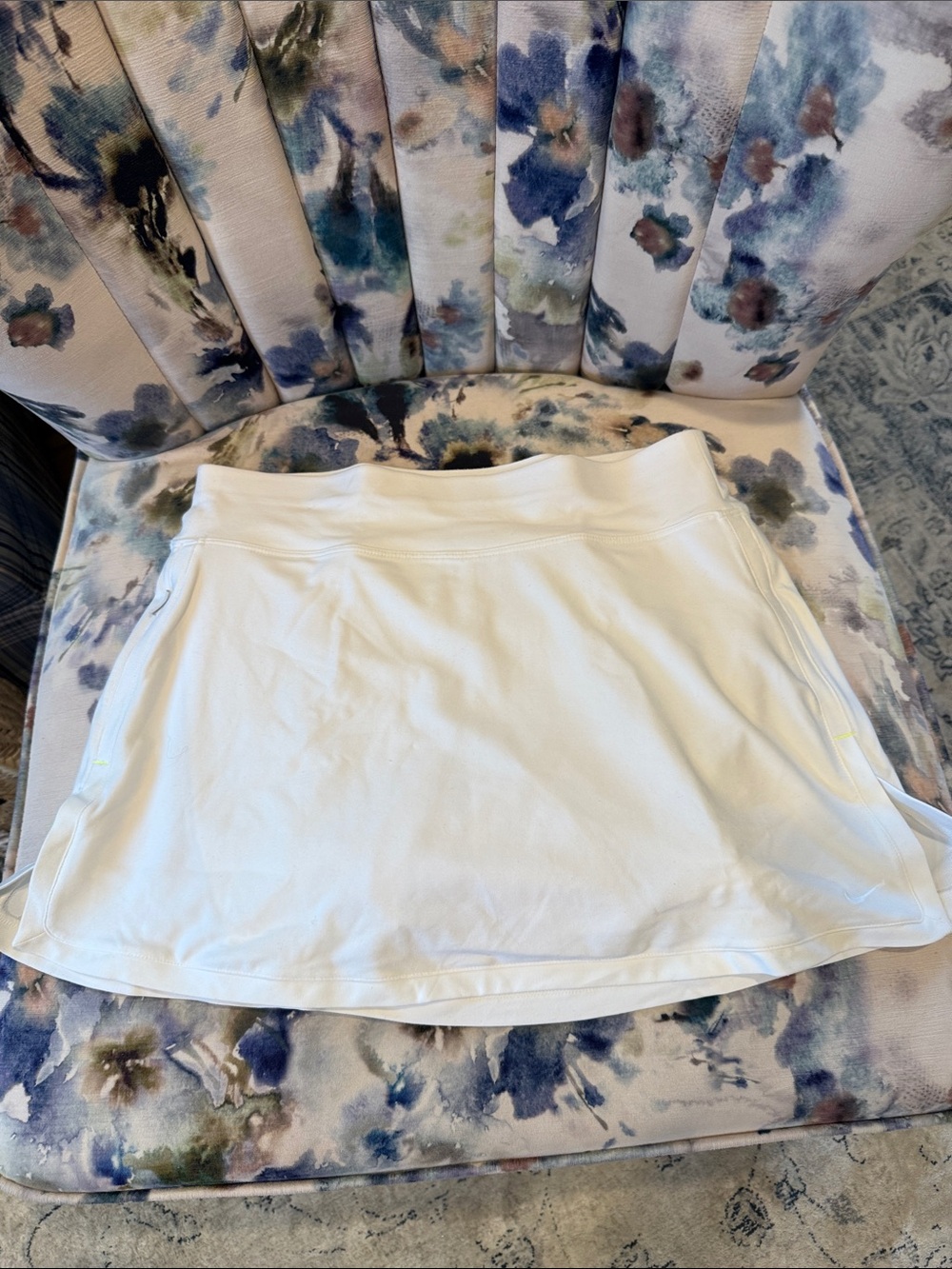 Nike White Women's Athletic Skort with Subtle Side Detail